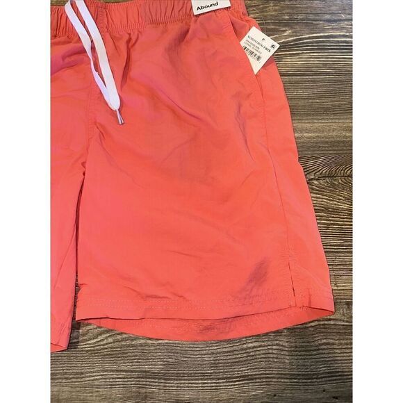 Abound Men's Size S Coral Sunkiss Shorts Elastic Waistband Swim Shorts, NWT. 5 - Picture 2 of 8